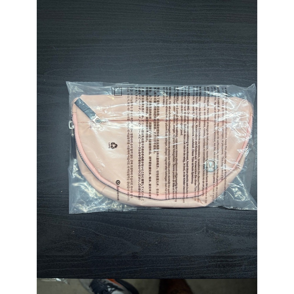 Lululemon Everywhere Belt Bag 1L Pink Pastel Adjustable Fanny Pack NWT